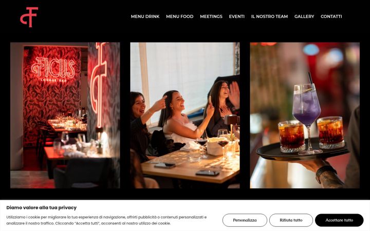 Screenshot of ficusloungebar.ch