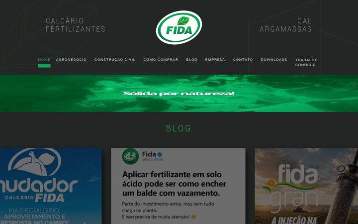 Screenshot ta' fida.com.br