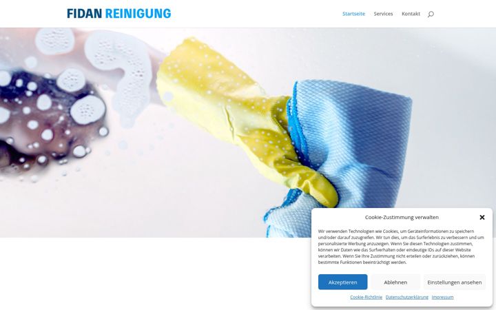 Screenshot of fidan-reinigung.de