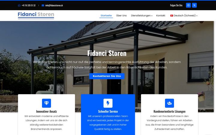 Screenshot of fidancistoren.ch