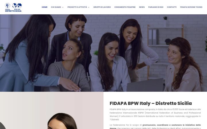 Screenshot ta' fidapasicilia.it