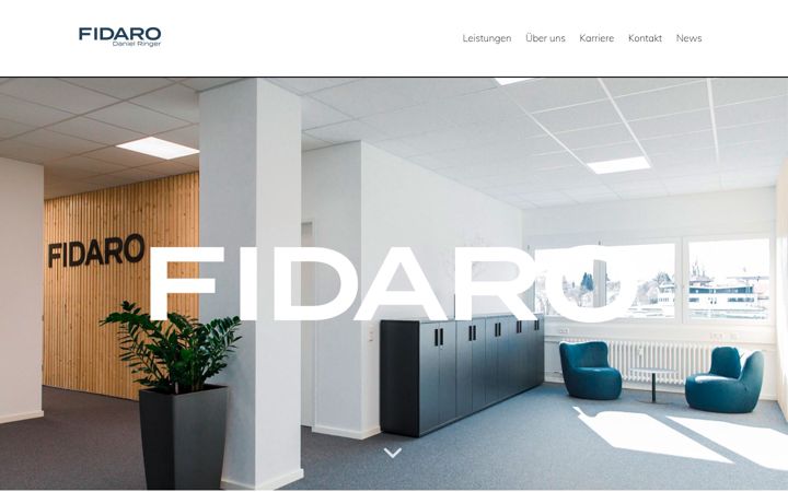Screenshot of fidaro.de
