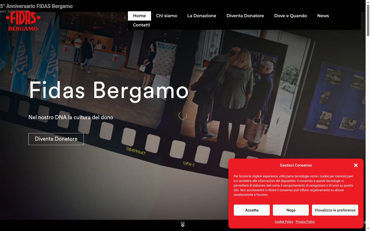 Screenshot tal-banner tal-kunsens muri qabel kwalunkwe interazzjoni