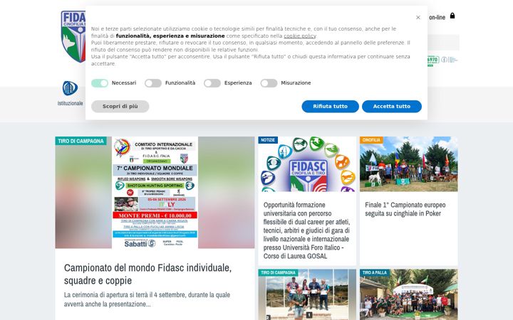 Screenshot of fidasc.it