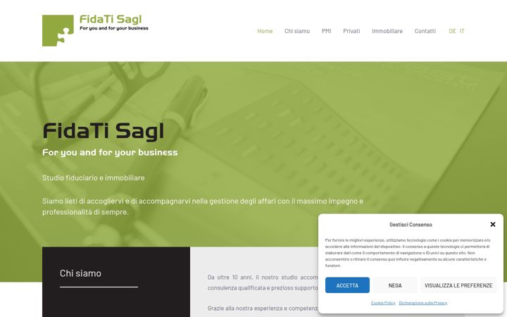 Screenshot of fidati.ch