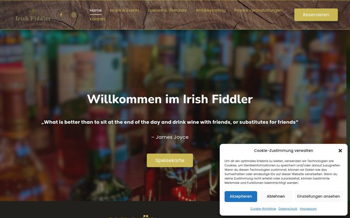 Snímek obrazovky fiddler-dresden.de