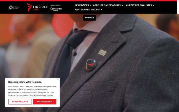 Screenshot of fideides.ca