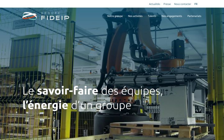 Screenshot of fideip.fr