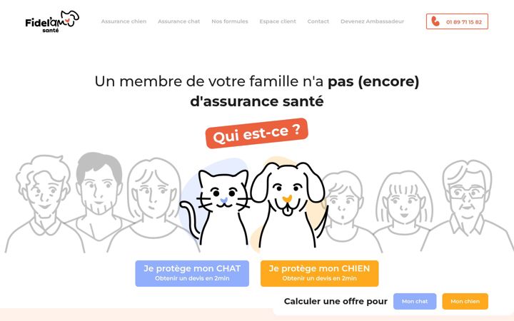 Screenshot of fidelamisante.com