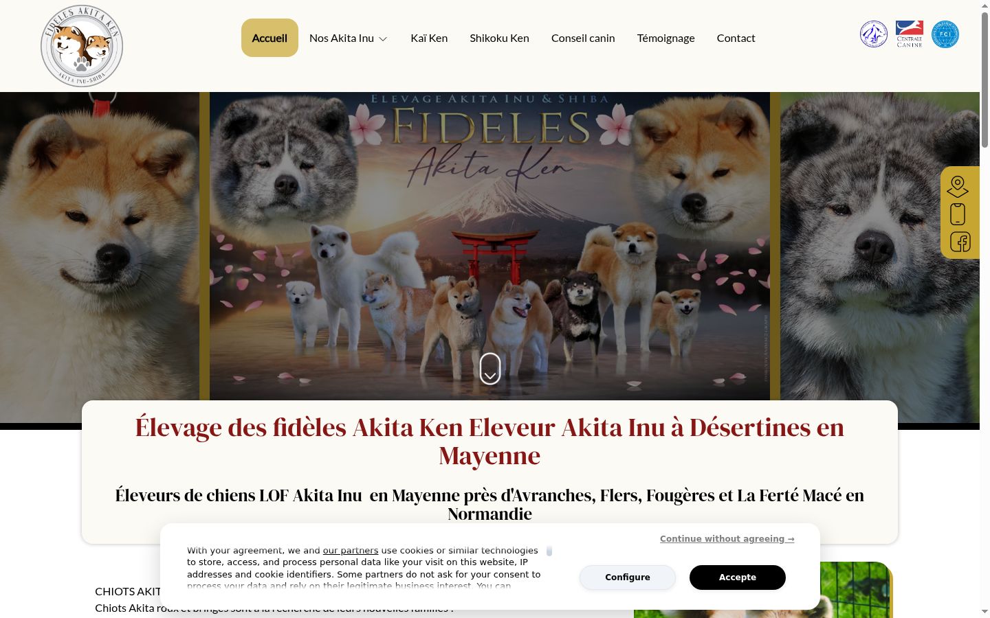 Screenshot tal-banner tal-kunsens muri qabel kwalunkwe interazzjoni