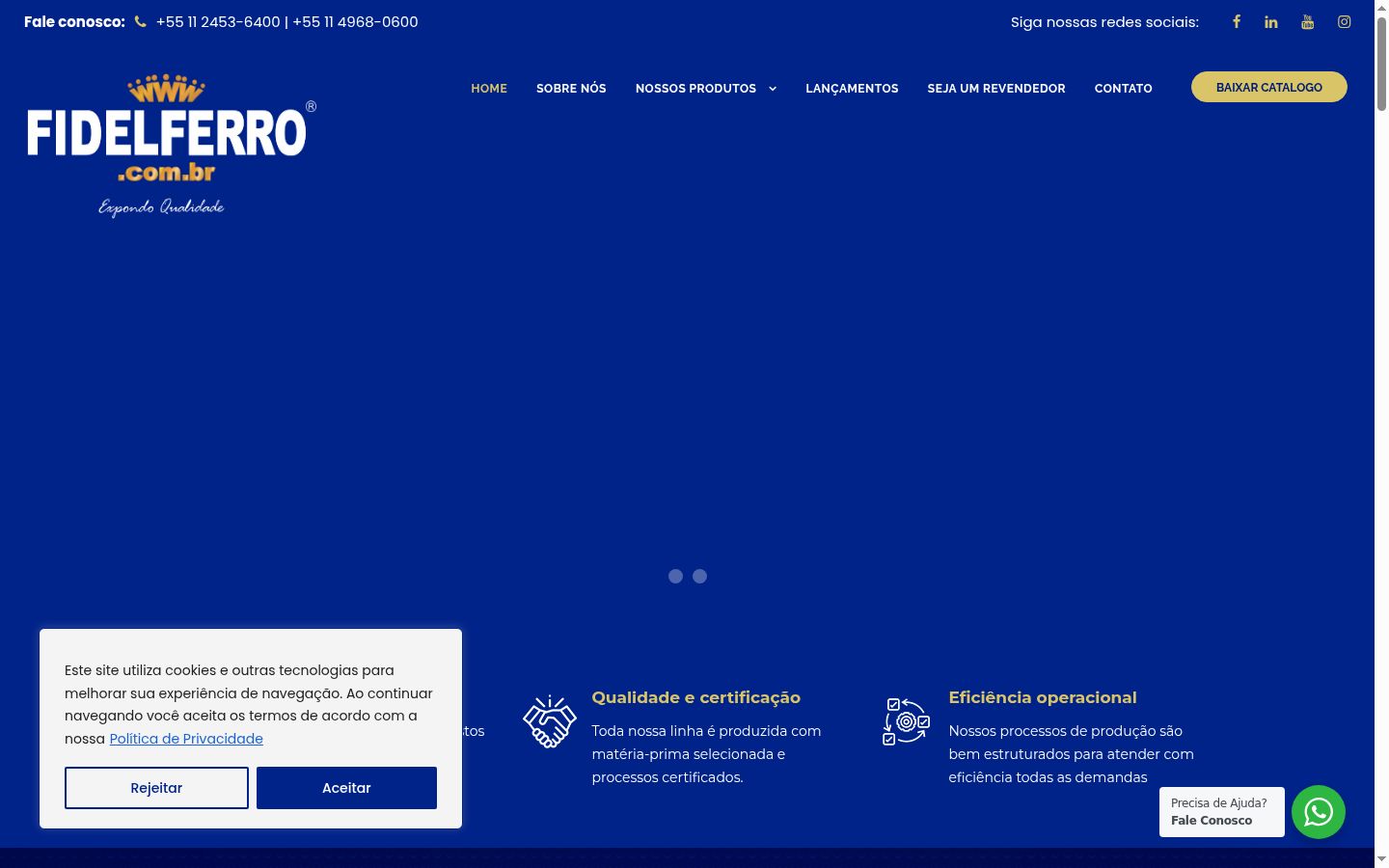 Screenshot van de toestemmingsbanner zoals getoond vóór enige interactie