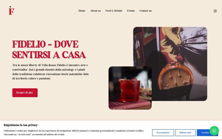 Screenshot ta' fidelio1805.it