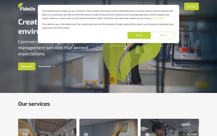 Screenshot of fidelisgroup.co.uk