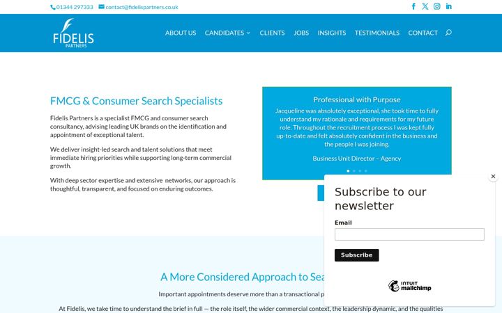 Screenshot of fidelispartners.co.uk
