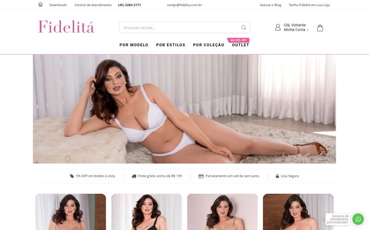 Screenshot of fidelita.com.br