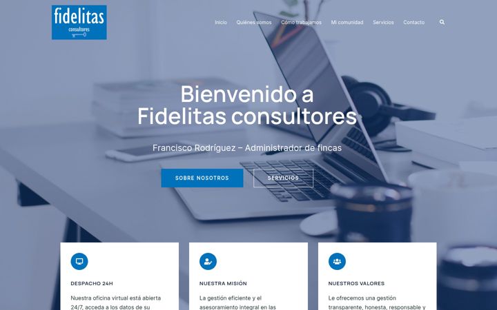 Screenshot of fidelitasconsultores.es