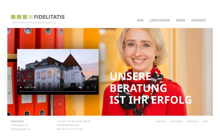 Screenshot of fidelitatis.com