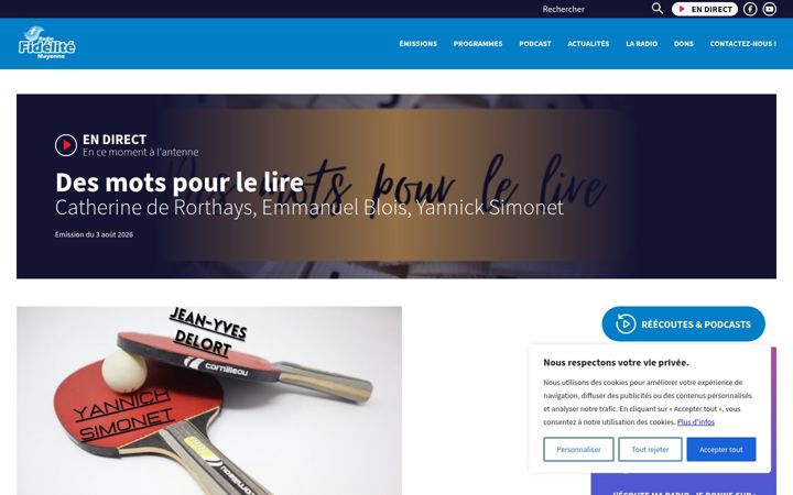 Screenshot of fidelitemayenne.fr