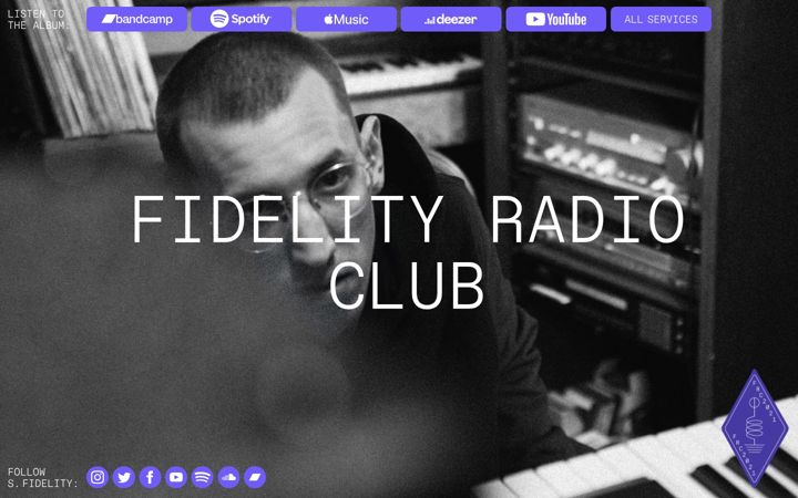 Screenshot of fidelityradioclub.com