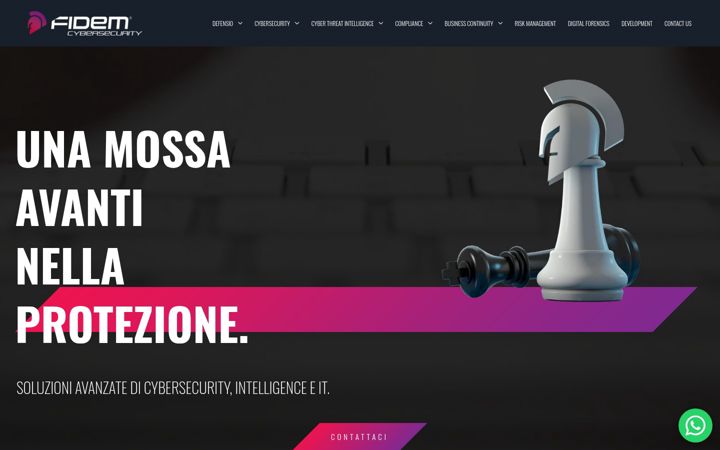 Screenshot of fidemsrl.it