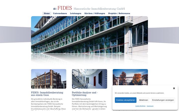 Screenshot of fides-hamburg.de