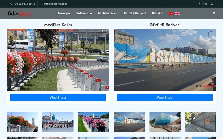 Screenshot of fidesgrup.com