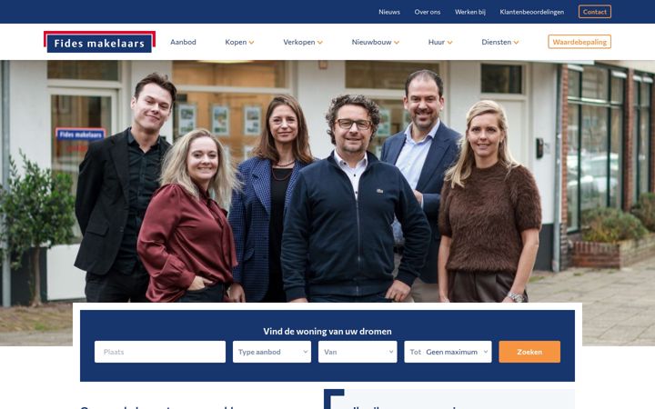 Screenshot of fidesmakelaarsleiden.nl