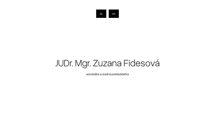 Screenshot of fidesova.sk
