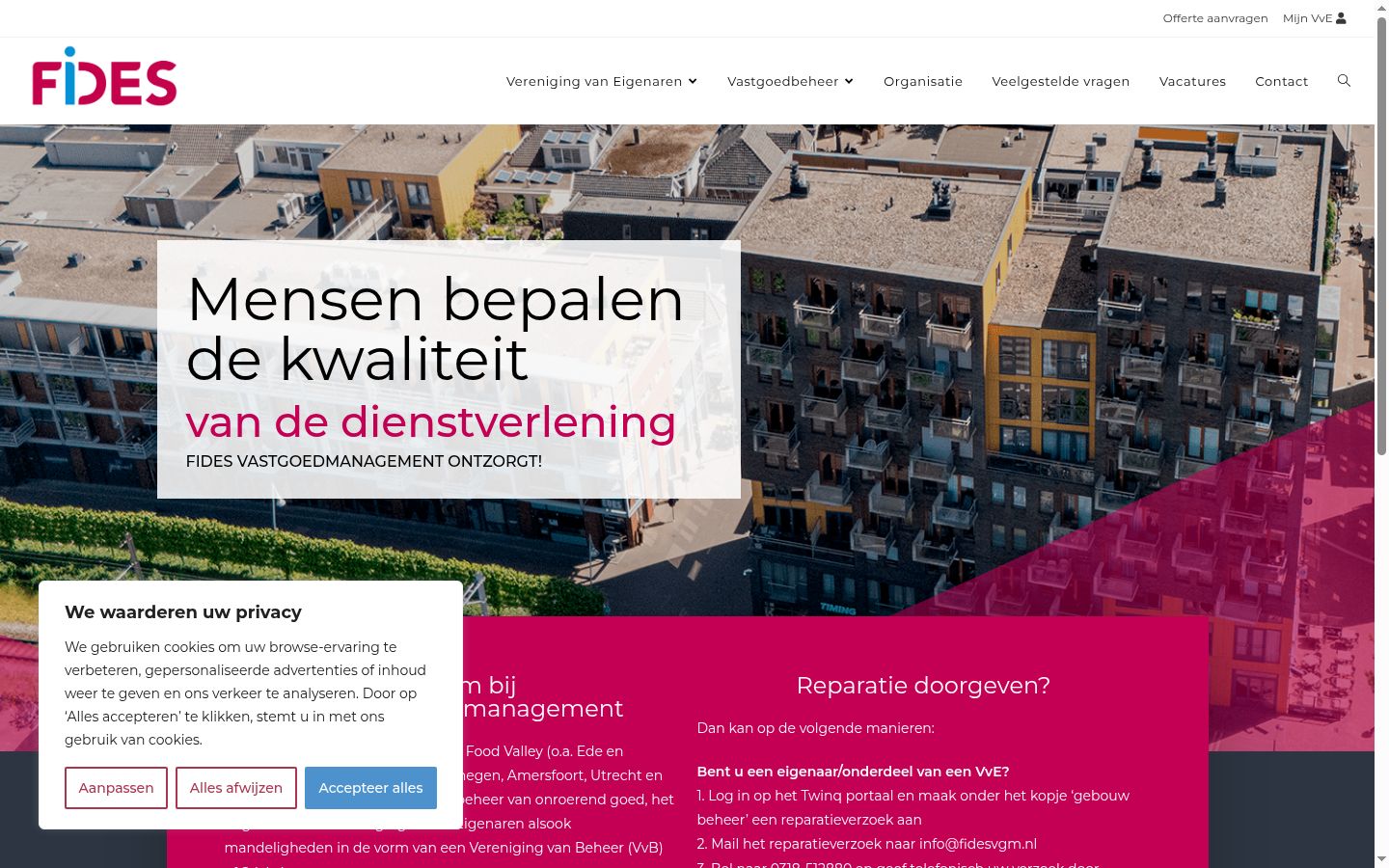 Screenshot tal-banner tal-kunsens muri qabel kwalunkwe interazzjoni