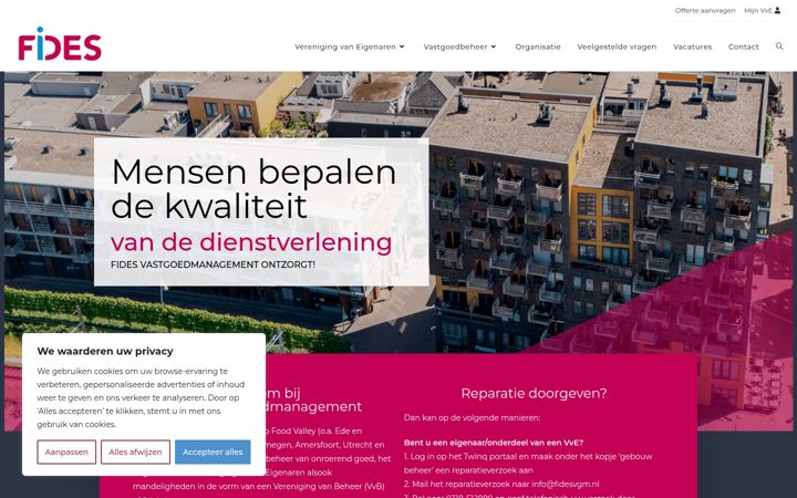Screenshot of fidesvgm.nl