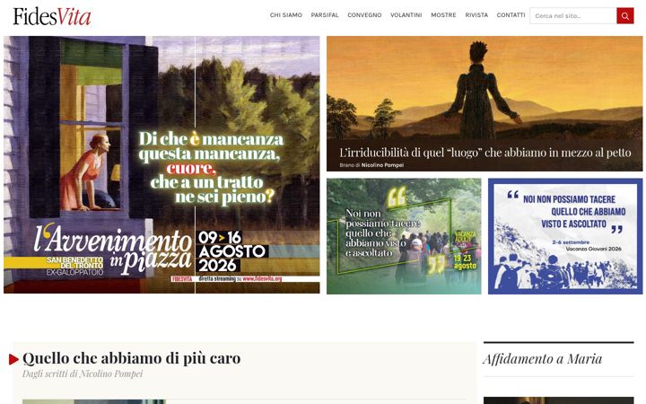 Screenshot of fidesvita.org