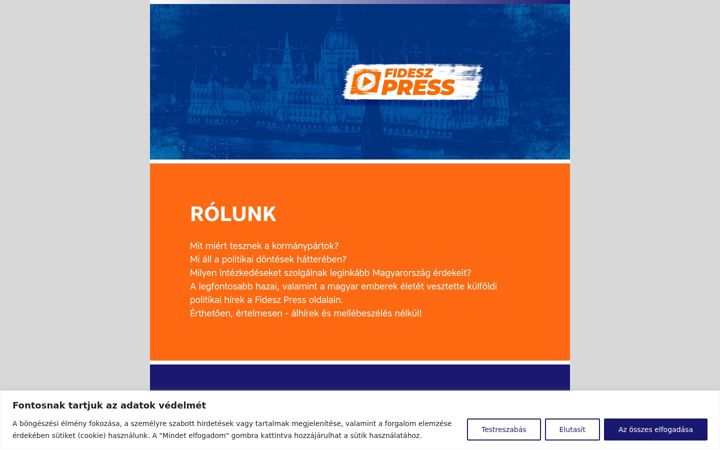 Screenshot of fideszpress.hu