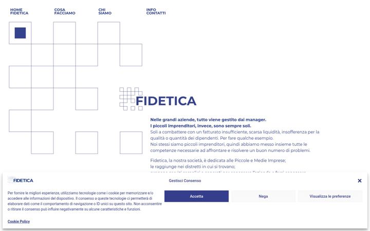 Snímek obrazovky fidetica.it