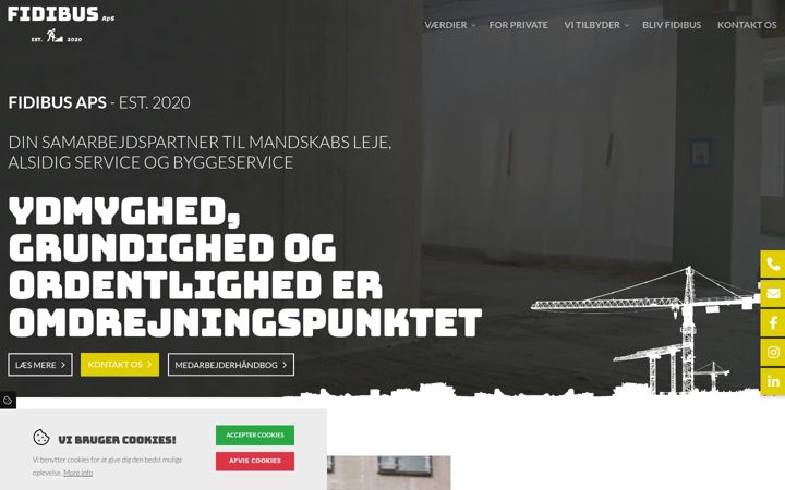 Screenshot of fidibus.nu