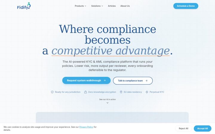 Screenshot of fidifygroup.com