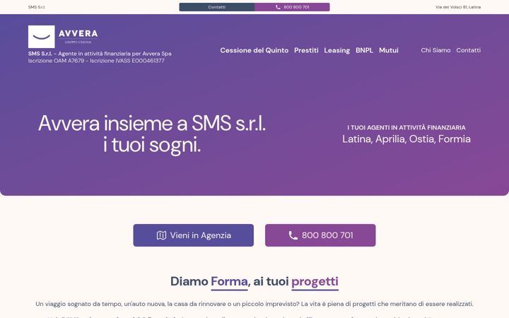 Screenshot of fidilatina.it