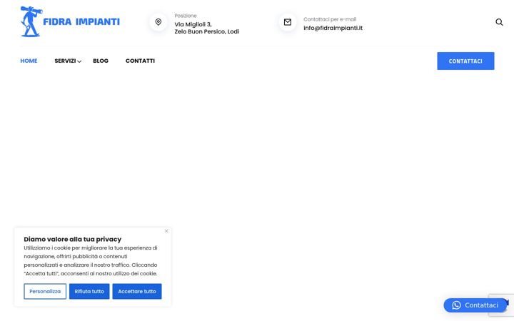 Screenshot of fidraimpianti.it