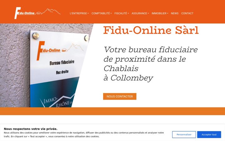 Screenshot of fidu-online.ch