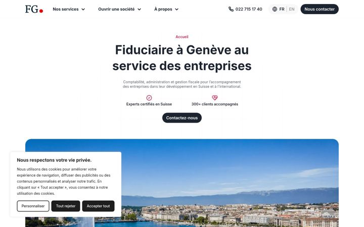 Screenshot of fiduciaire-genevoise.ch
