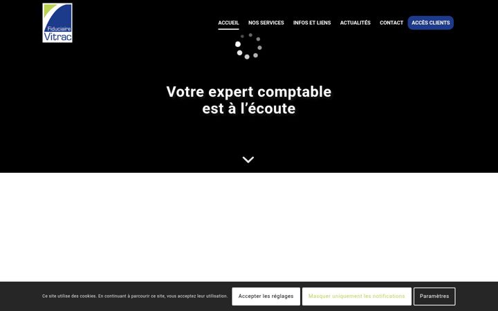 Screenshot of fiduciaire-vitrac.fr