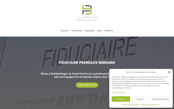 Screenshot of fiduciaireperreaux.eu