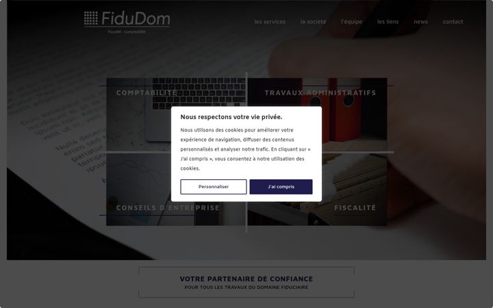 Screenshot of fidudom.ch