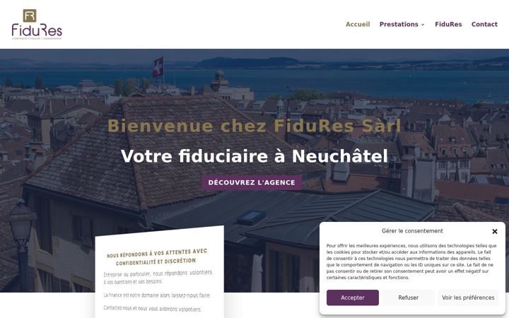 Screenshot of fidures.ch