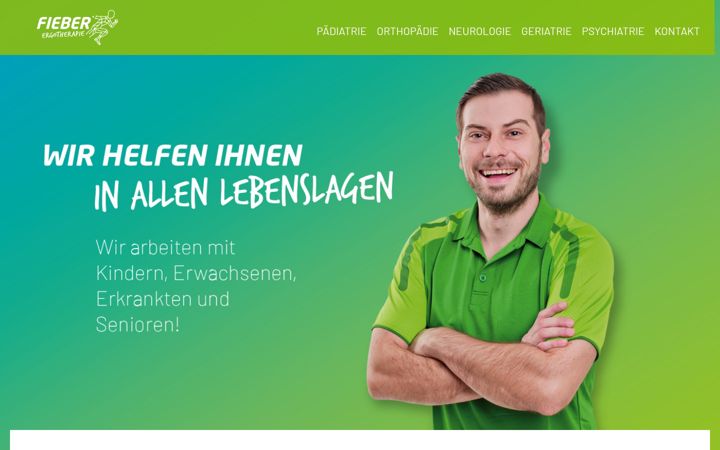 Screenshot of fieber-ergo.de