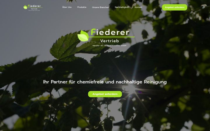 Screenshot of fiederer-vertrieb.de