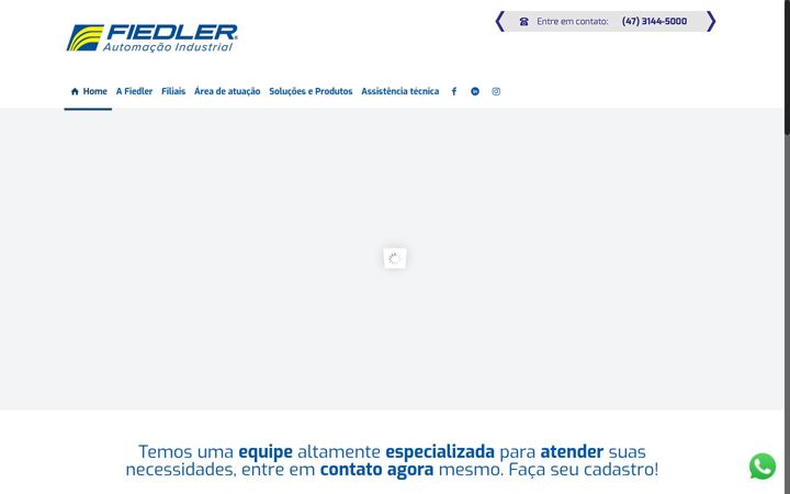 Screenshot ta' fiedler.com.br