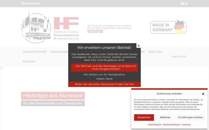 Screenshot of fiedlermobil.de