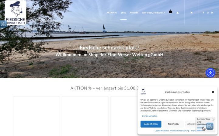 Screenshot di fiedsche-shop.de