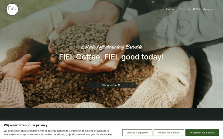 Screenshot of fielcoffee.be