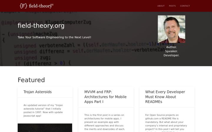 Screenshot of field-theory.org